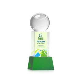 Custom Tennis Ball Full Color Award on Belcroft Green Base Small Custom Tennis Ball Full Color Award on Belcroft Green Base Small