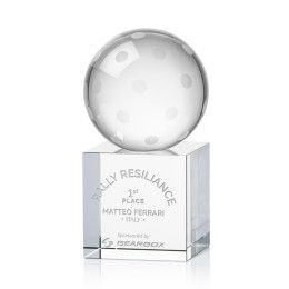 Custom Pickleball Award on Granby Base Large - Etched Custom Pickleball Award on Granby Base Large - Etched
