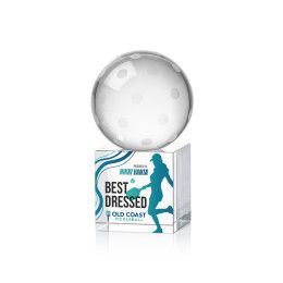 Custom Pickleball Full Color Award on Granby Base Small Custom Pickleball Full Color Award on Granby Base Small