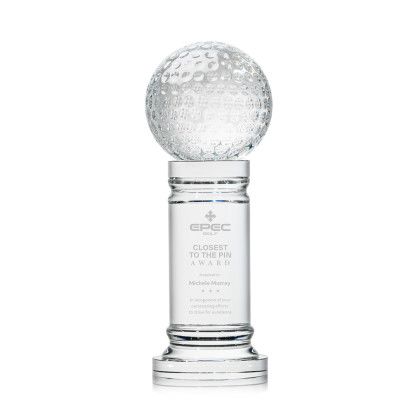 Custom Golf Ball Award on Colverstone Base Medium Custom Golf Ball Award on Colverstone Base Medium