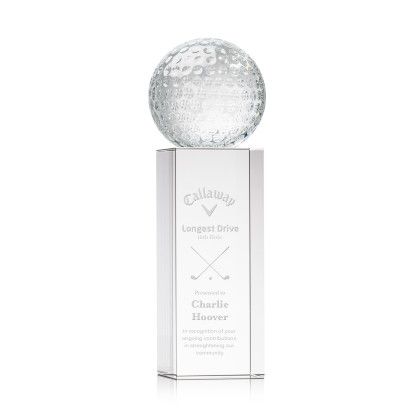 Custom Golf Ball Award on Dakota Base Medium - Etched Custom Golf Ball Award on Dakota Base Medium - Etched