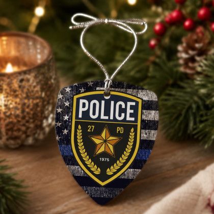Acrylic Shield Ornament