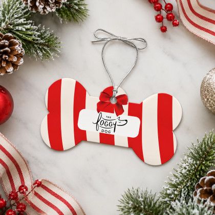 Acrylic Dog Bone Holiday Ornament Acrylic Dog Bone Holiday Ornament