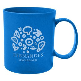 Promotional 12 oz Wheat Mug - Blue Promotional 12 oz Wheat Mug - Blue