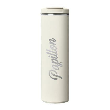 Custom Stanley Transit Flip Top Mug 16 oz - Cream Custom Stanley Transit Flip Top Mug 16 oz - Cream