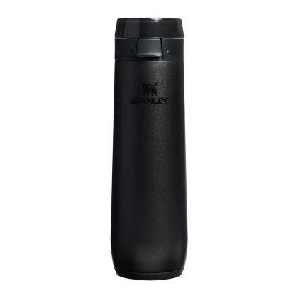 Custom Stanley Flowstate Spring Bottle 20 oz - Black Back View Custom Stanley Flowstate Spring Bottle 20 oz - Black Back View