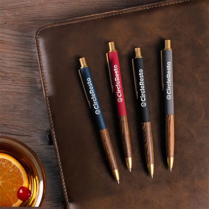Custom Luxwood Comfort Pen - All Colors Lifestyle View Custom Luxwood Comfort Pen - All Colors Lifestyle View
