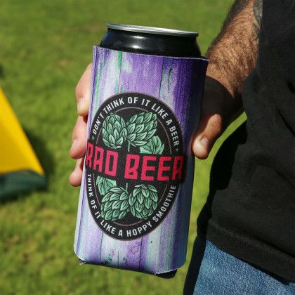 Custom Full Color 32 oz Can Cooler - Lifestyle View 