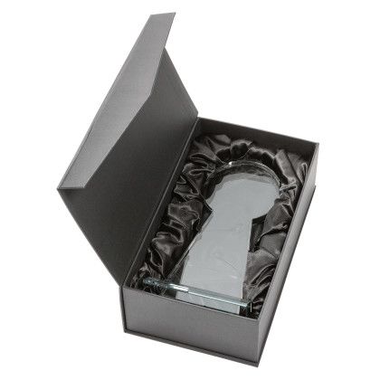 Custom Edenwood Golf Award Amber Base Small - Etched Packaging View