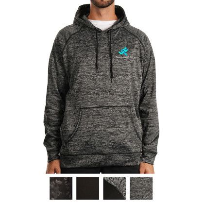 Custom Burnside Performance Tech Fleece Hoodie - Heather Charcoal Custom Burnside Performance Tech Fleece Hoodie - Heather Charcoal