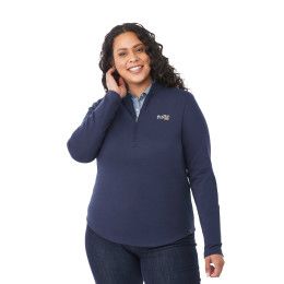 Women's RIGI Eco Knit Half Zip - model Women's RIGI Eco Knit Half Zip - model