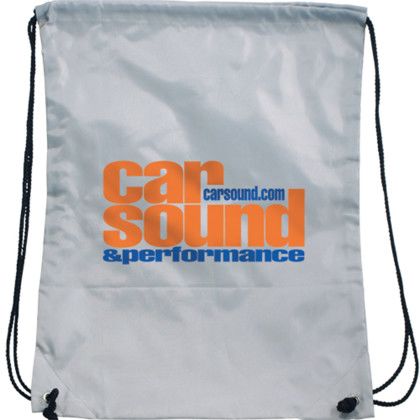 Custom 14 x 17 Drawstring Backpack - Full Color - Grey 