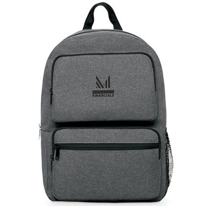Custom Business Smart Dual-Pocket 15" Laptop Backpack 