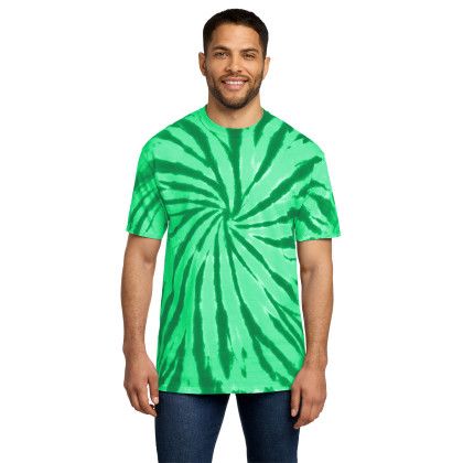 Custom Port & Co Tie-Dye Tee - Kelly