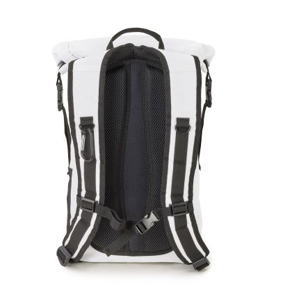 Custom Call of the Wild Roll-Top Water Resistant 22L Backpack - White Back View Custom Call of the Wild Roll-Top Water Resistant 22L Backpack - White Back View