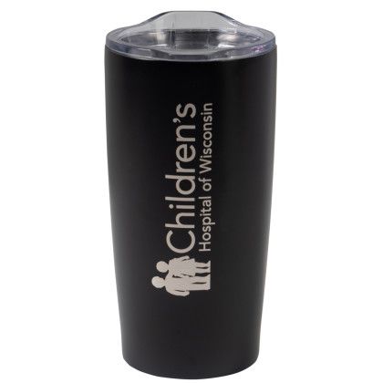 Custom Perfect Temp 20 oz. Stainless Steel Vacuum Tumbler - Black Custom Perfect Temp 20 oz. Stainless Steel Vacuum Tumbler - Black