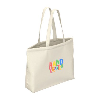 Custom Vale Tote - Black Side Custom Vale Tote - Natural Side View Custom Vale Tote - Black Side Custom Vale Tote - Natural Side View