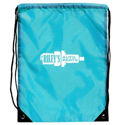 Custom Barato Drawstring Backpack - Sky Blue Custom Barato Drawstring Backpack - Sky Blue