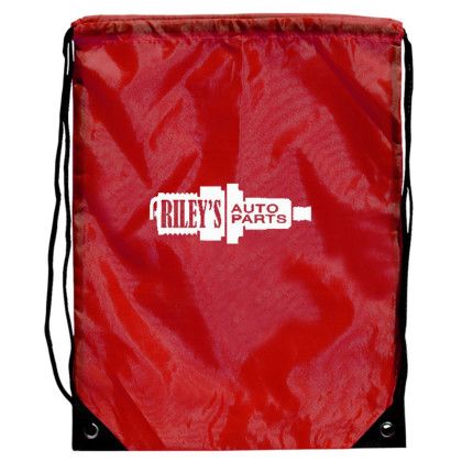 Custom Barato Drawstring Backpack - Red Custom Barato Drawstring Backpack - Red
