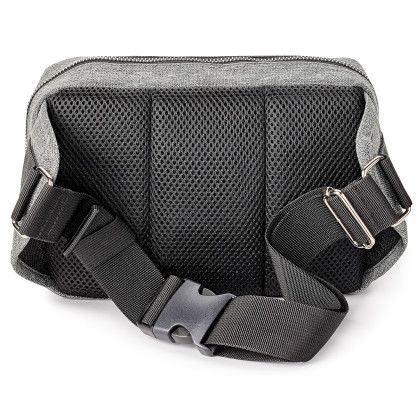 Custom Nomad Must Haves Crossbody - Grey Back View Custom Nomad Must Haves Crossbody - Grey Back View