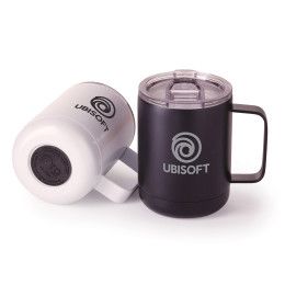 Custom Mean Muggin Metallic 12 oz Stainless Steel Mug - All Colors