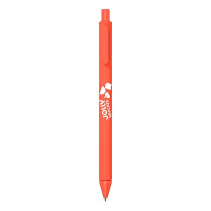 Custom  Alix Eye Candy Plastic Ballpoint Pen - Coral