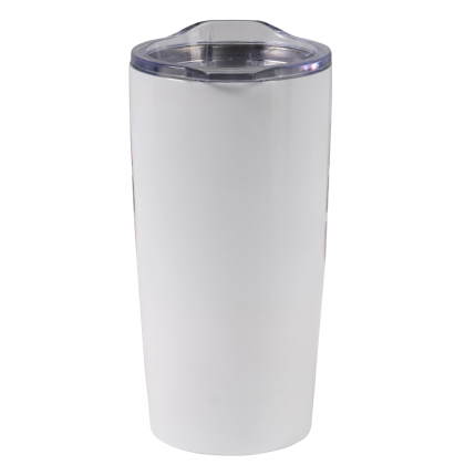Custom Perfect Temp 20 oz. Stainless Steel Vacuum Tumbler - White Custom Perfect Temp 20 oz. Stainless Steel Vacuum Tumbler - White