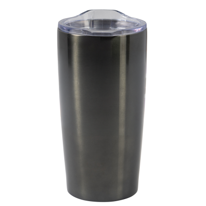 Custom Perfect Temp 20 oz. Stainless Steel Vacuum Tumbler - Gunmetal Custom Perfect Temp 20 oz. Stainless Steel Vacuum Tumbler - Gunmetal