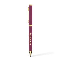 Custom Astra Brass Ballpoint Pen - Berry Blossom Custom Astra Brass Ballpoint Pen - Berry Blossom