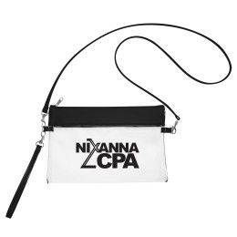 Custom Game Day Clear Wristlet Pouch - Clear/Black