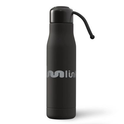 Custom Born Ready 16.9 oz Recycled Stainless Steel Bottle - Black Custom Born Ready 16.9 oz Recycled Stainless Steel Bottle - Black