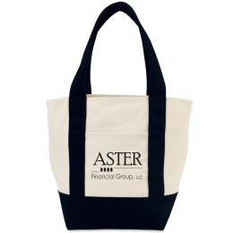 Custom Mini Canvas Tote - Black 