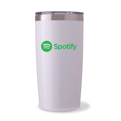 Custom Cruise Control Metallic 20 oz Stainless Steel Tumbler - White Custom Cruise Control Metallic 20 oz Stainless Steel Tumbler - White