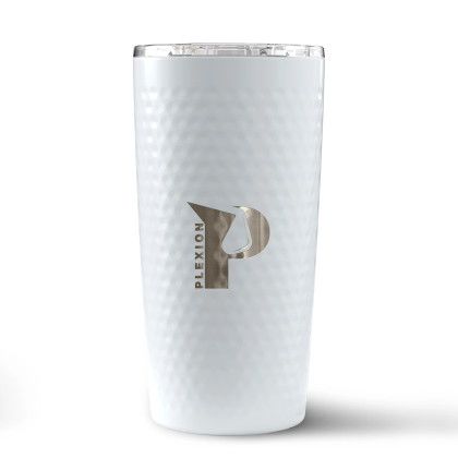 Custom Up to Par 16.9 oz Recycled Stainless Steel Tumbler - White Custom Up to Par 16.9 oz Recycled Stainless Steel Tumbler - White