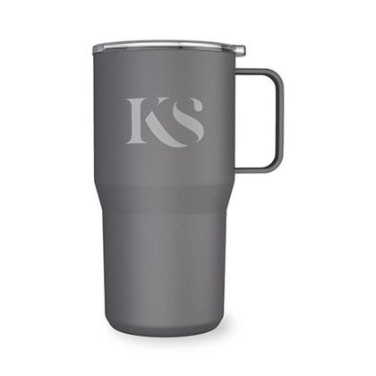 Custom Fresh Start 22 oz Recycled Stainless Steel Tumbler - Grey Custom Fresh Start 22 oz Recycled Stainless Steel Tumbler - Grey