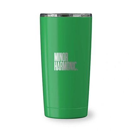 Custom Go Time 18 oz Recycled Stainless Steel Tumbler - Medium Green Custom Go Time 18 oz Recycled Stainless Steel Tumbler - Medium Green