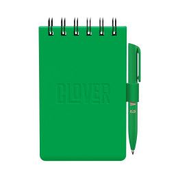 Custom Neoskin Pocket Spiral Notepad Combo - Medium green
