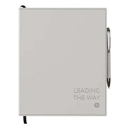 Custom Bradford Softcover Journal Pen Combo - White Custom Bradford Softcover Journal Pen Combo - White