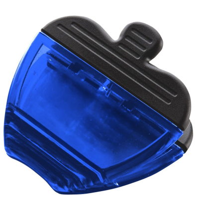 Custom Apple Power Clip - Translucent Blue Custom Apple Power Clip - Translucent Blue