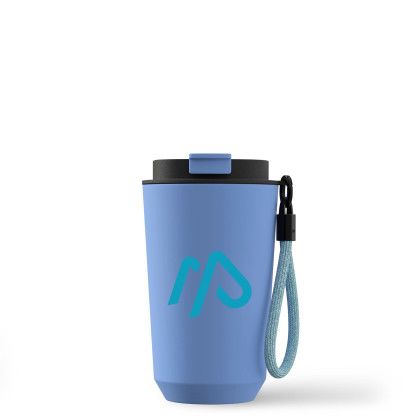 Custom Real Deal 12 oz Recycled Stainless Steel Tumbler - Powder Blue Custom Real Deal 12 oz Recycled Stainless Steel Tumbler - Powder Blue