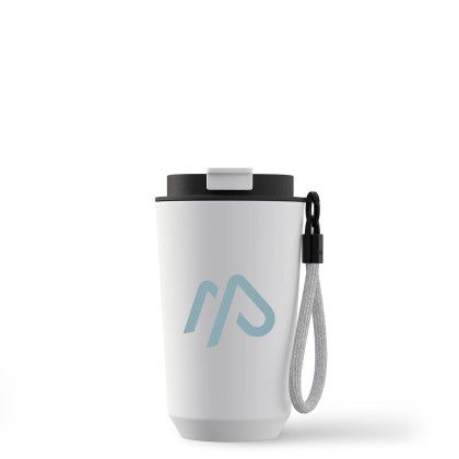 Custom Real Deal 12 oz Recycled Stainless Steel Tumbler - White Custom Real Deal 12 oz Recycled Stainless Steel Tumbler - White