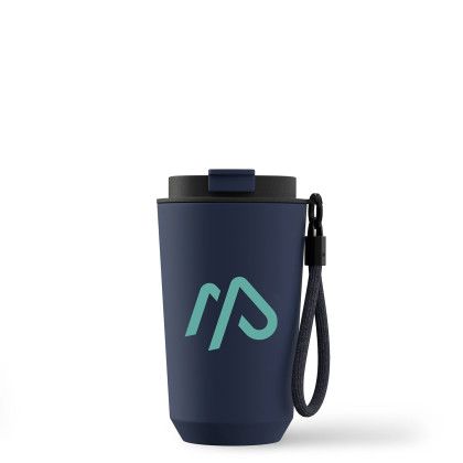 Custom Real Deal 12 oz Recycled Stainless Steel Tumbler - Navy Blue Custom Real Deal 12 oz Recycled Stainless Steel Tumbler - Navy Blue