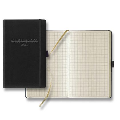 Custom Castelli Tucson Medio Graph Ivory Page Journal - Black Custom Castelli Tucson Medio Graph Ivory Page Journal - Black
