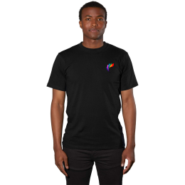 Custom Men's American Giant Heavy Weight Cotton Short Sleeve T-Shirt - Black Custom Men's American Giant Heavy Weight Cotton Short Sleeve T-Shirt - Black
