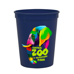 Custom Souvenir Cups-Full Color Digital- 16 oz - Navy Blue Custom Souvenir Cups-Full Color Digital- 16 oz - Navy Blue