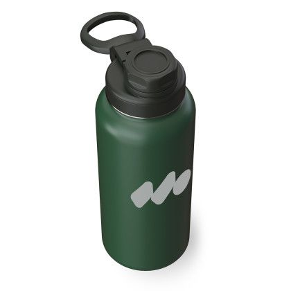 Custom Winner's Circle 32 oz Recycled Stainless Bottle With Cap Kit - Green Cap View Custom Winner's Circle 32 oz Recycled Stainless Bottle With Cap Kit - Green Cap View