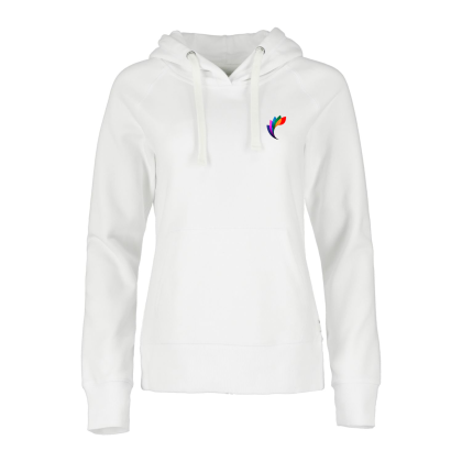 Custom Women's MAPLEGROVE Roots73 Fleece Hoodie - White