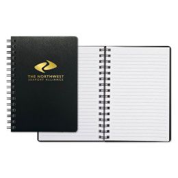Custom Castelli WireO Flex Slimline Medio White Lined Pg Journal - Black Custom Castelli WireO Flex Slimline Medio White Lined Pg Journal - Black