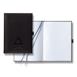 Custom Castelli Tucson Grande Lined White Page with Pen Loop - Black Custom Castelli Tucson Grande Lined White Page with Pen Loop - Black
