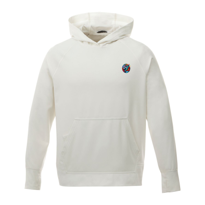 Custom Men's COVILLE Knit Hoodie with Thumb Holes - White Custom Men's COVILLE Knit Hoodie with Thumb Holes - White